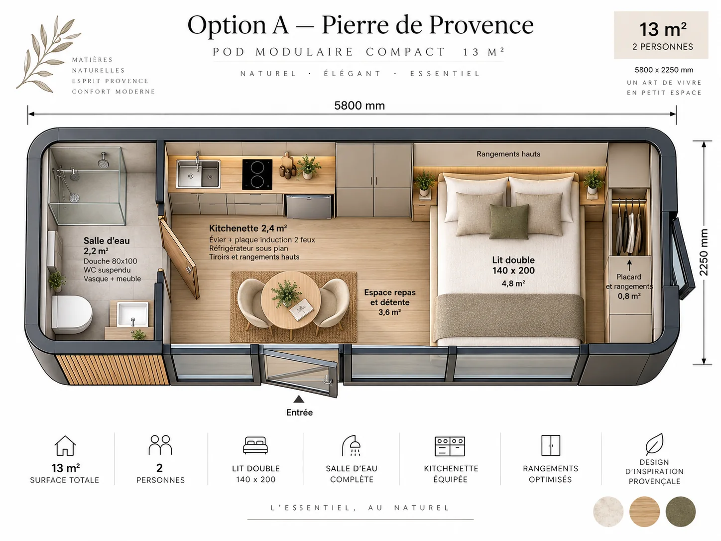 Plan ÉCRIN 13 Option A