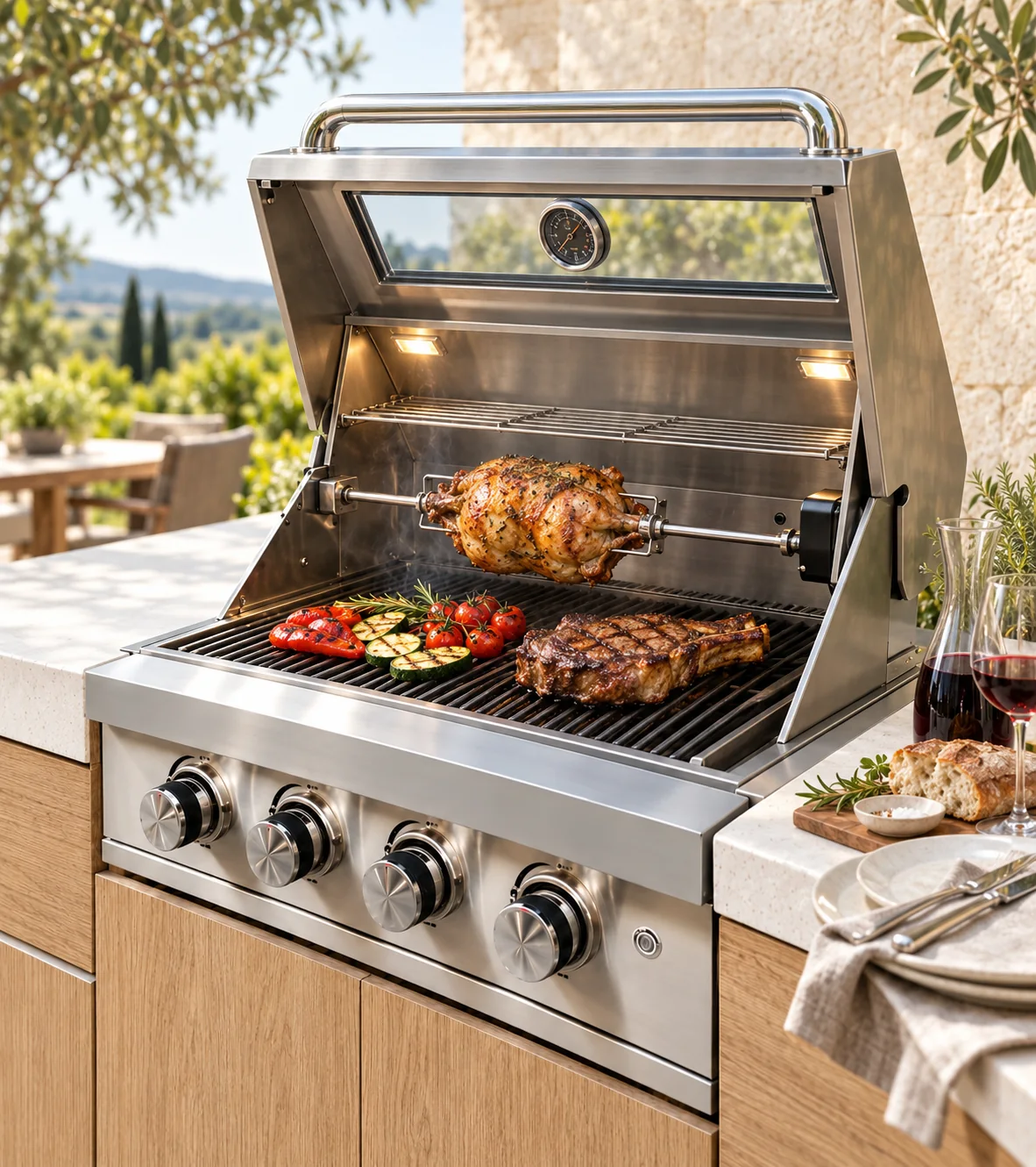 Barbecue intégré AURÉLIA